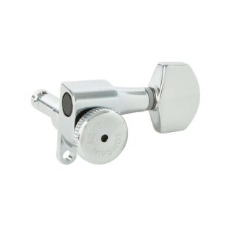 Hipshot® Upgrade Kit for 6 Inline Headstocks (10mm Post Hole) - Chrome