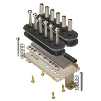 Humbucker Kit, With Alnico 5 magnets and black bobbins