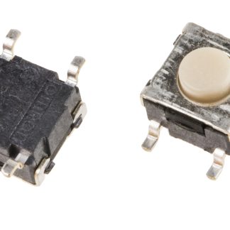 Interruttore tattile Omron, SPST, 6.6 x 6mm, L. attuatore 0.55mm