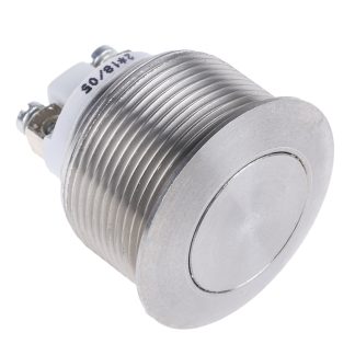 Interruttore a pulsante APEM, Momentaneo, SPST, , 2 A a 48 V c.c., IP65 Montaggio a pannello