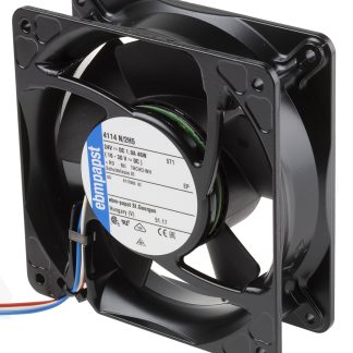 Ventola assiale in c.c. ebm-papst 4100 NH5 - S-Force, 390m³/h, 24 V dc, 119 x 119 x 38mm