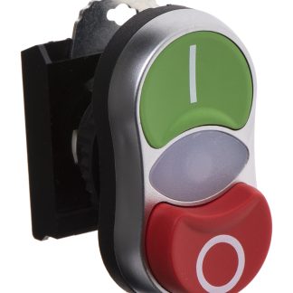 Attuatore pulsante tipo Ritorno a molla L61QK21 BACO, Verde,Rosso