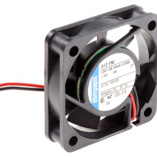 Ventola assiale in c.c. ebm-papst 400 F, 6m³/h, 12 V dc, 40 x 40 x 10mm