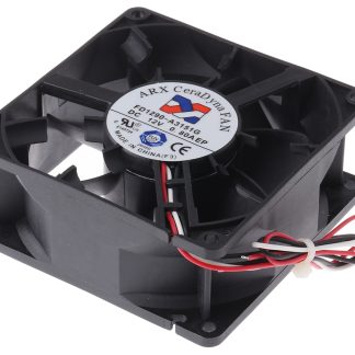Ventola assiale in c.c. ARX CeraDyna, 195m³/h, 12 V dc, 92 x 92 x 38mm