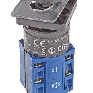 Interruttore Cam Kraus & Naimer CG4.A324/GBA123.EF 4P, 2 posizioni, 10A