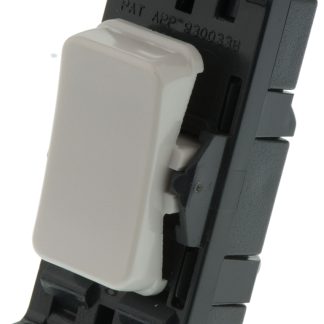 Interruttore luce MK Electric serie Grid Plus, 20A, Nero, IP2X, Urea-formaldeide Grid Plus