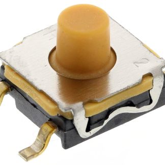 Interruttore tattile C & K, SPST, 6.2 x 6.2 x 5.2mm, L. attuatore 2.6mm, Montaggio superficiale