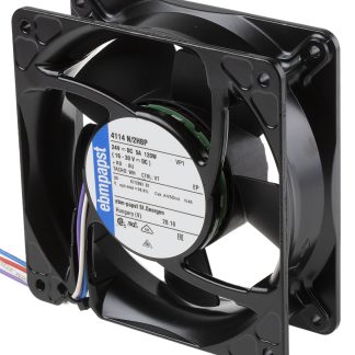 Ventola assiale in c.c. ebm-papst 4100 NH8 - S-Force, 570m³/h, 24 V dc, 119 x 119 x 38mm