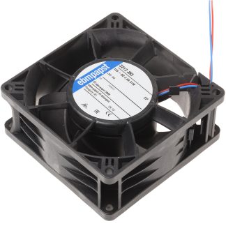Ventola assiale in c.c. ebm-papst 3200 J - S-Force, 237m³/h, 12 V dc, 92 x 92 x 38mm