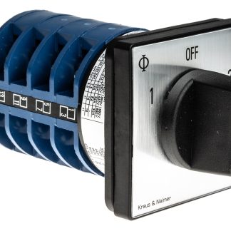 Interruttore Cam Kraus & Naimer C26.A213/GBA001.E 4P, 3 posizioni, 32A