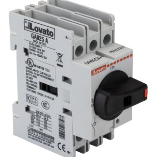 Interruttore di isolamento Lovato GA025A serie GA, 3P, 3 NA, 25A, 690V, IP65