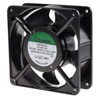 Ventola assiale in c.a. Sunon DP201, 147.8m³/h, 230 V c.a., 119 x 119 x 38mm