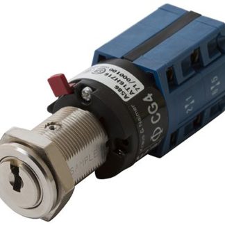 Interruttore a chiave 7-350182-NI a 2 posizioni, DP-CO