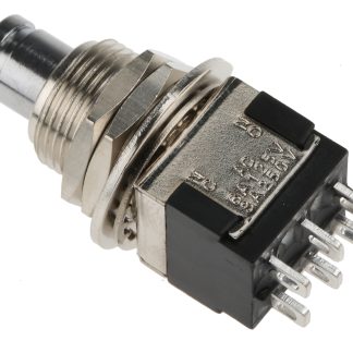 Interruttore a pulsante KNITTER-SWITCH, Momentaneo, DPDT, , 4 A a 30 V c.c. Montaggio a pannello