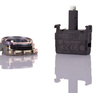 Blocco contatti luminoso Allen Bradley, 120V ca, terminali a A vite, LED Colore verde