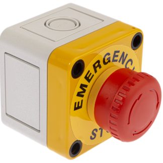 Pulsante di arresto di emergenza APEM A02ES-I, Montaggio a pannello, Ø 22mm