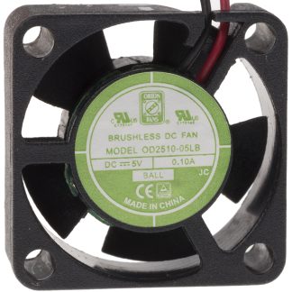 Ventola assiale in c.c. RS PRO, 3.1m³/h, 5 V c.c., 25 x 25 x 10mm