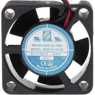 Ventola assiale in c.c. RS PRO, 2.5m³/h, 12 V c.c., 25 x 25 x 10mm