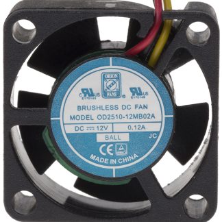 Ventola assiale in c.c. RS PRO, 3.7m³/h, 12 V c.c., 25 x 25 x 10mm