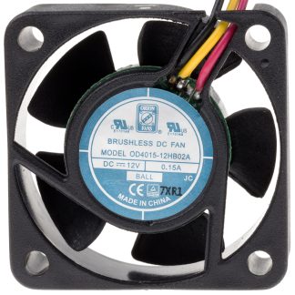 Ventola assiale in c.c. RS PRO, 14.4m³/h, 12 V c.c., 40 x 40 x 15mm