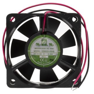 Ventola assiale in c.c. RS PRO, 39.1m³/h, 5 V c.c., 60 x 60 x 25mm