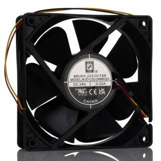 Ventola assiale in c.c. RS PRO, 181.8m³/h, 24 V c.c., 120 x 120 x 32mm