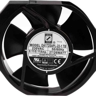 Ventola assiale in c.a. RS PRO, 387.4m³/h, 230 V ca, 172 x 150 x 38mm