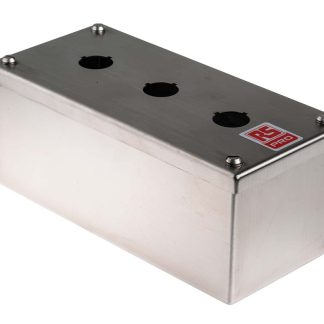 Scatola per pulsante RS PRO, 3 fori, Ø 22mm, 100 x 85 x 220mm, , IP66, IP69K