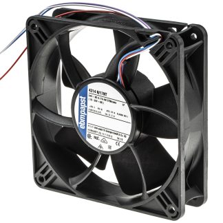 Ventola assiale in c.c. ebm-papst 4300 N - S-Panther, 187m³/h, 24 V c.c., 119 x 119 x 32mm