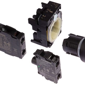 Unità completa pulsante Siemens, Momentaneo, SPDT, luminoso, IP66, IP67, IP69(IP69K) Montaggio a pannello