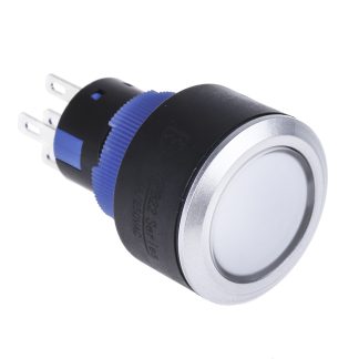 Interruttore a pulsante RS PRO, SPDT, luminoso, 3 A, 5 A, IP65 Montaggio a pannello
