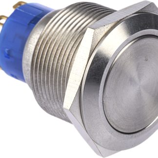 Interruttore a pulsante RS PRO, Momentaneo, DPDT, , 3 A, 5 A, IP67 Montaggio a pannello