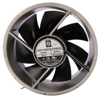 Ventola assiale in c.a. RS PRO, 1699m³/h, 230 V ca, 254 x 254 x 89mm, Ø 254mm