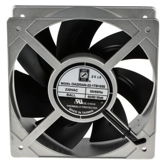 Ventola assiale in c.a. RS PRO, 1002.4m³/h, 230 V ca, 205 x 205 x 72mm