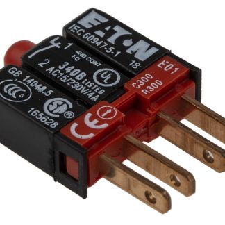 Blocco contatti Eaton, 1 NC, 5→250V, terminali a A lama