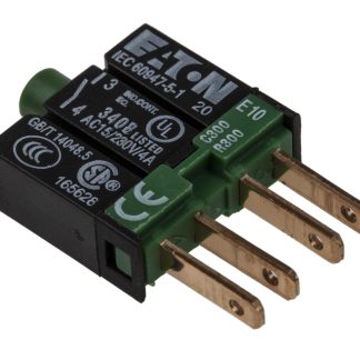 Blocco contatti Eaton, 1NO, 5→250V, terminali a A vite