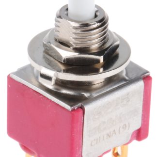 Interruttore a pulsante C & K, Momentaneo, DPDT, , 400 mA a 20 V Montaggio a pannello