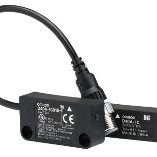 Interruttore di sicurezza senza contatto Omron D40A, 24V cc, M12