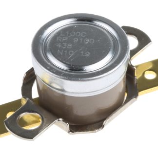 Termostato Bimetallico Honeywell, +186°C max., NC, apertura +100°C, chiusura +85°C