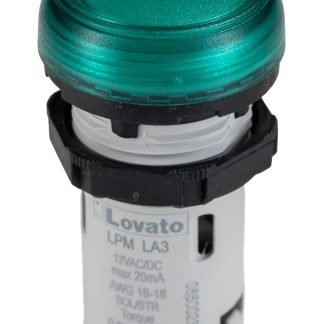 Spia LPMLA3, LED, foro 22mm, Montaggio a pannello, , IP66, IP67, IP69K Platino