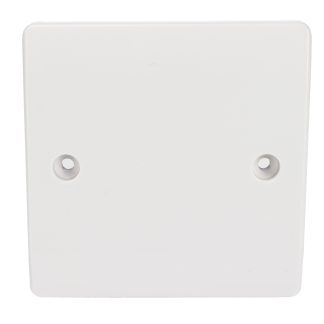 Placca per interruttori RS PRO, 1 posto, col. Colore bianco, in Urea-formaldeide