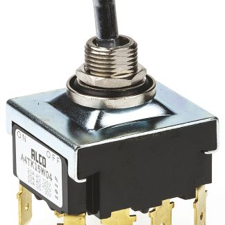 Interruttore a levetta IP67 On-On 4PST con terminali Linguetta