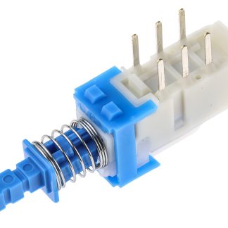 Interruttore a pulsante Alps Alpine, A ritenuta, DPDT, , 100 mA a 30 V cc PCB