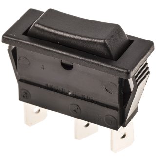 Interruttore a bilanciere Arcolectric (Bulgin) Ltd, SPDT, On-Off-On, , Nero