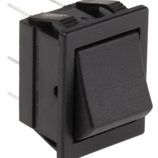 Interruttore a bilanciere Arcolectric (Bulgin) Ltd, DPDT, On-Off-On, , Nero