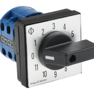 Interruttore Cam Kraus & Naimer CAD11.A543/GBA001.EF, 12 posizioni, 6A