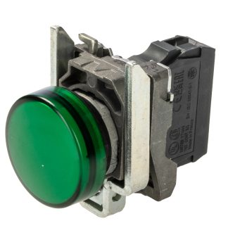 Spia XB4BVB3, LED, foro 22mm, Montaggio a pannello, , IP66, IP67, IP69(IP69K)