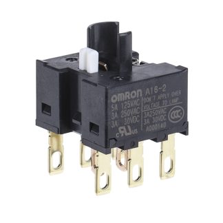 Blocco contatti pulsante Omron, 2CO