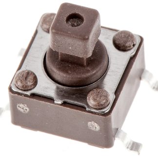 Interruttore tattile APEM, SPST, 6 x 6 x 7.3mm, L. attuatore 4mm