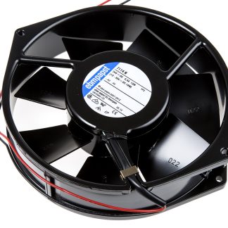 Ventola assiale in c.c. ebm-papst 7100 N, 308m³/h, 24 V dc, 150 x 38mm, Ø 150mm